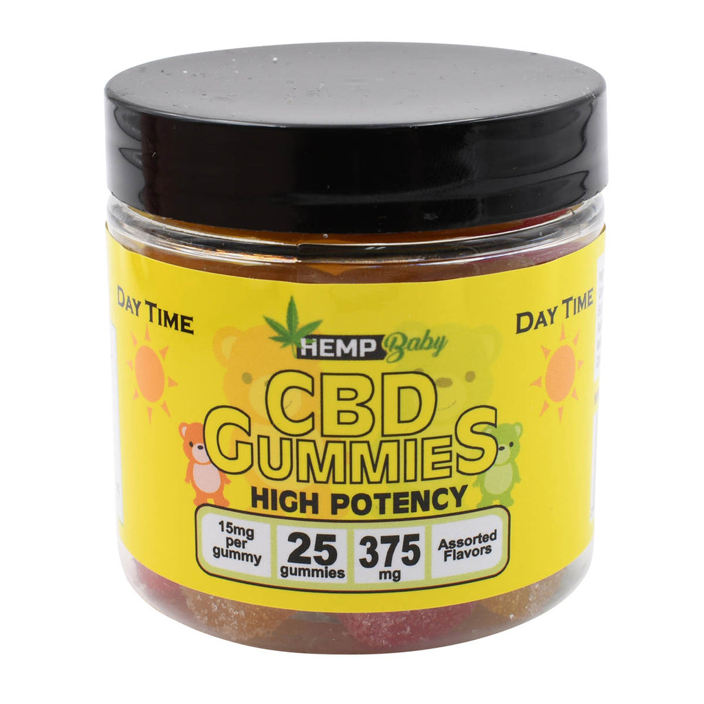 Daytime Hemp Gummies 375mg High Potency CBD