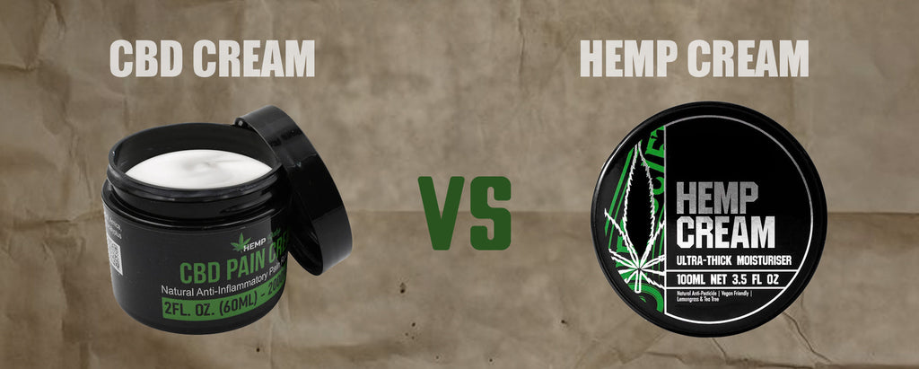 CBD Cream vs Hemp Cream: Key Differences Explained