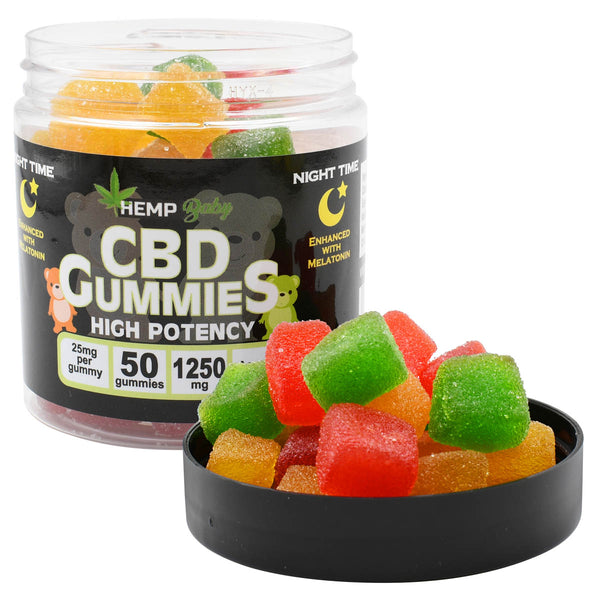 Nighttime 1250mg CBD Gummies for Sleep