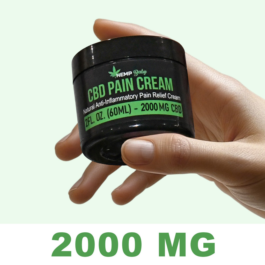 2000mg Hemp Cream with Targeted Relief Formula