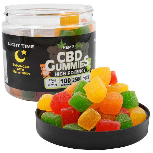 Nighttime 2500mg CBD Gummies for Sleep
