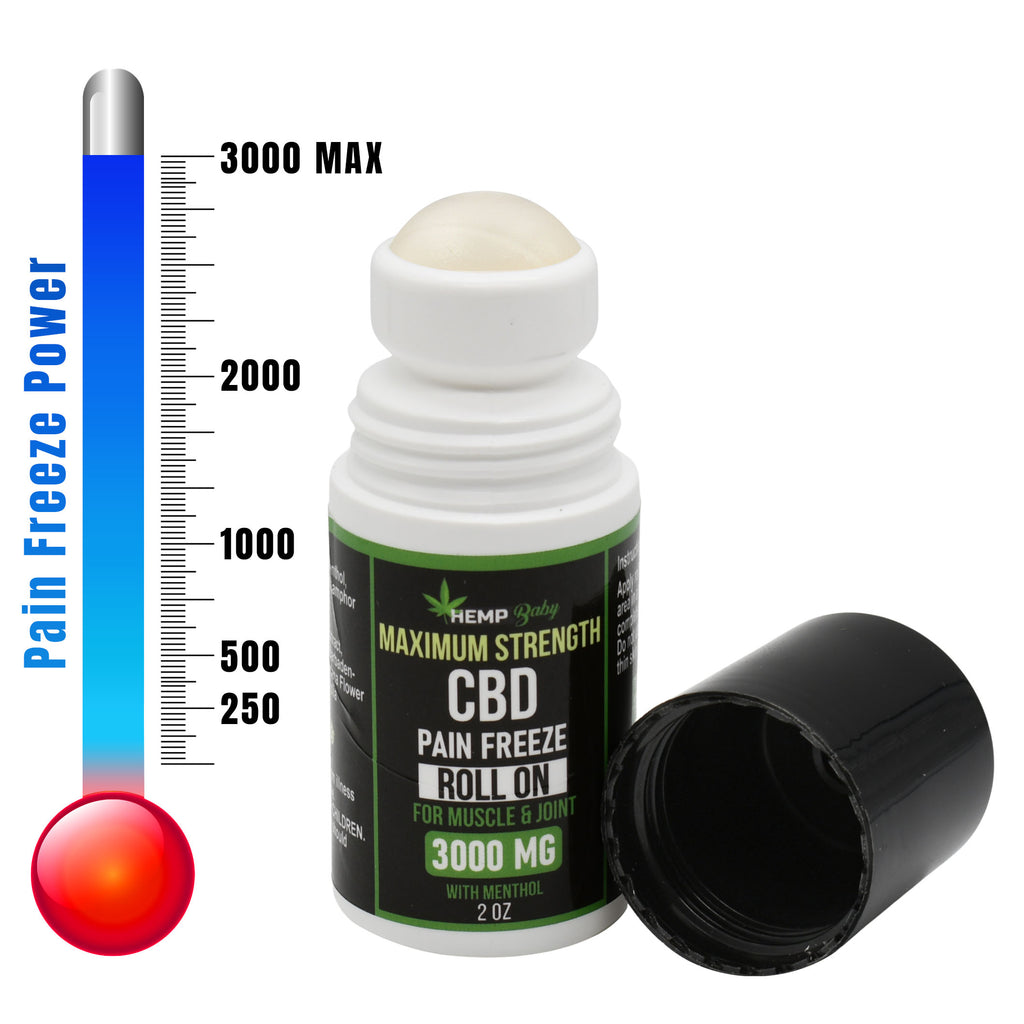CBD Roll On for Pain 3000MG Strength