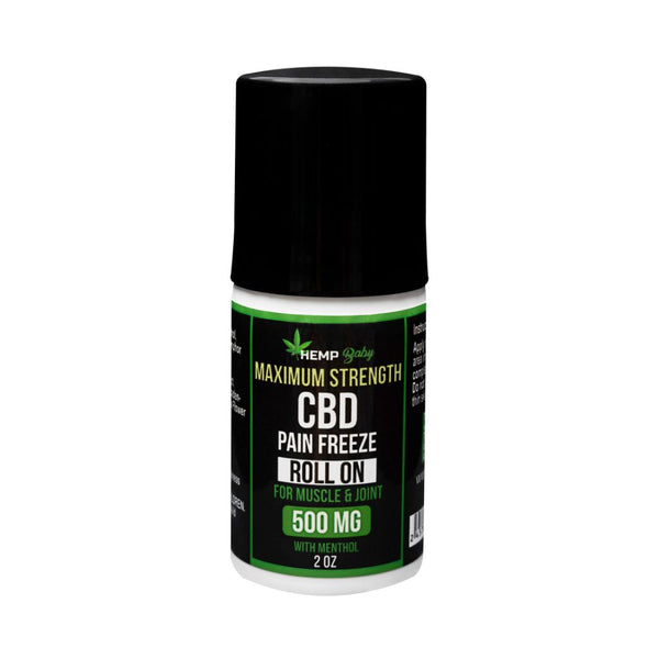 Pain Freeze 500mg CBD Roll On by Hemp Baby