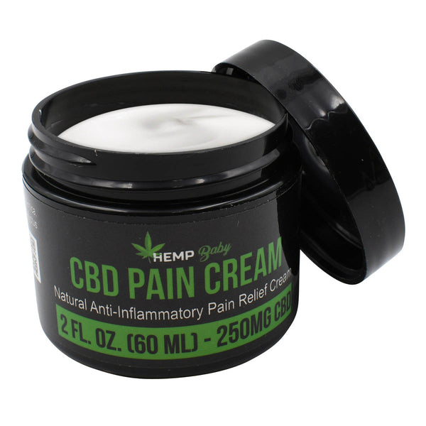 250mg CBD Cream for Pain by Hemp-Baby