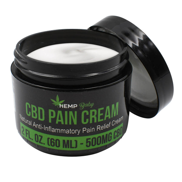 500mg CBD Cream for Pain by Hemp-Baby